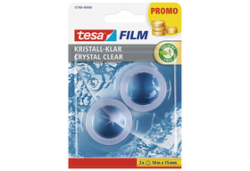 Tesafilm klar 2er Blister