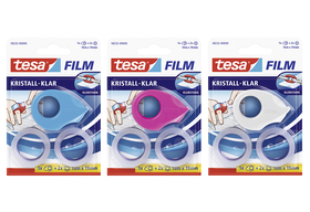 tesafilm® kristall-klar, Bandgröße: 2 x 19mmx10 m