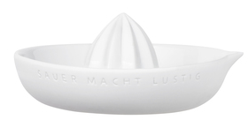 Zitruspresse- Sauer macht lustig, D.13,5cm, H.6,5cm
