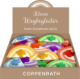 Kunstharzkreuze - Bunte Regenbogen-Kr