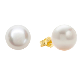 Amor Ohrstecker Damen mit Süßwasserzuchtperle