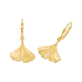 Amor Ohrhänger Damen Ginkgoblatt