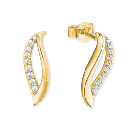 Amor Ohrstecker Damen mit Zirkonia synth.