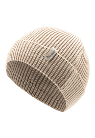 Strickmuetze Umschlag - 913/sand