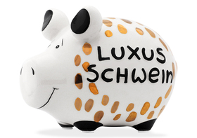 KCG Sparschwein "Luxusschwein" Gold-E