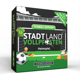 STADT LAND VOLLPFOSTEN: Das Kartenspiel – FUßBALL EDITION - Heimspiel.