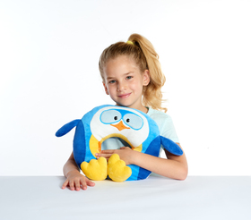 Kindernackenkissen Puffy der Pinguin