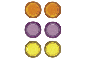 Magnete rund farb.sort. 6St