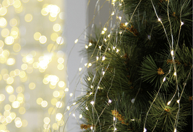 Lichterkette 'Silberdraht' 125 LED