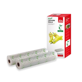 Solis kompostierbare Vakuumierfolien 2 Rollen, 30 x 600 cm