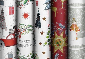 Geschenkpapier 70x200cm Wonderful Signs , FSC, aus Papier/Pappe Bu...