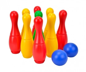 Kegelspiel mit Halterung