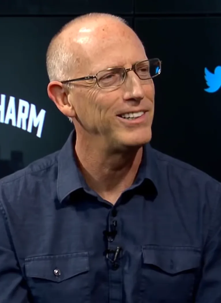 Porträt von Scott Adams (1957–2026) – Gedenkseite