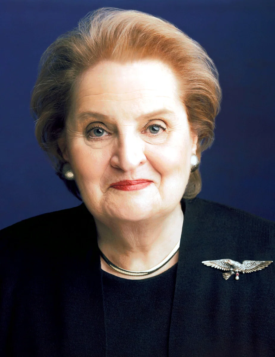 Portrait of Madeleine Albright (1937–2022) – memorial page