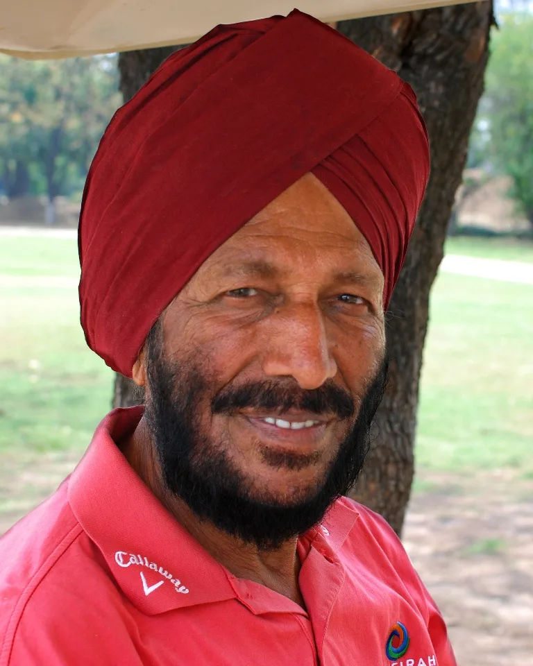 Portrait of Milkha Singh (1935–2021) – memorial page