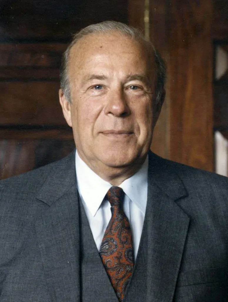 Porträt von George P. Shultz (1920–2021) – Gedenkseite