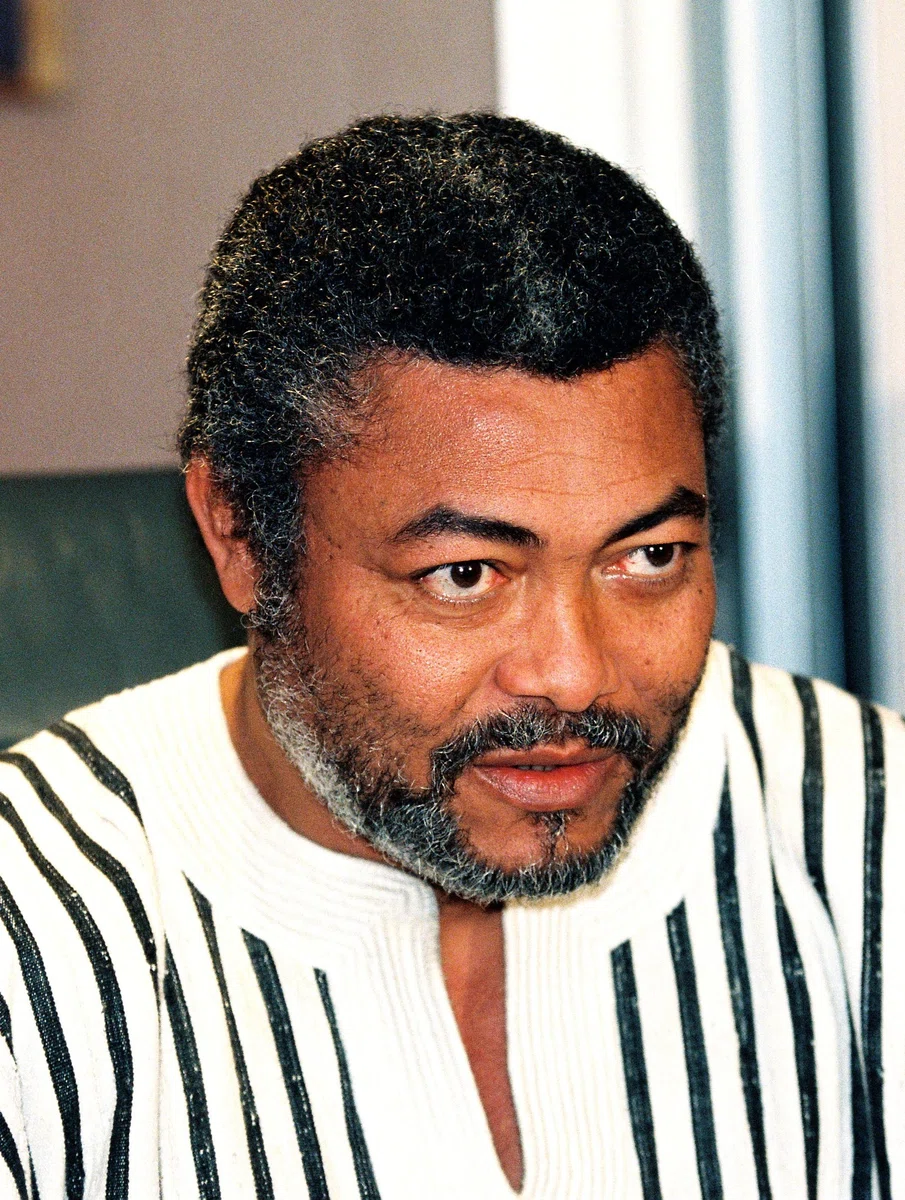 Porträt von Jerry Rawlings (1947–2020) – Gedenkseite