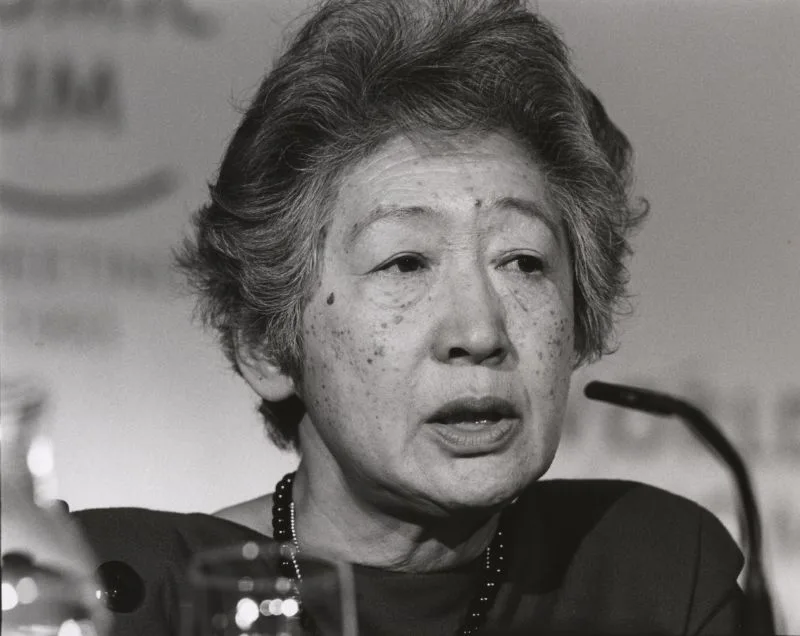 Porträt von Sadako Ogata (1927–2019) – Gedenkseite