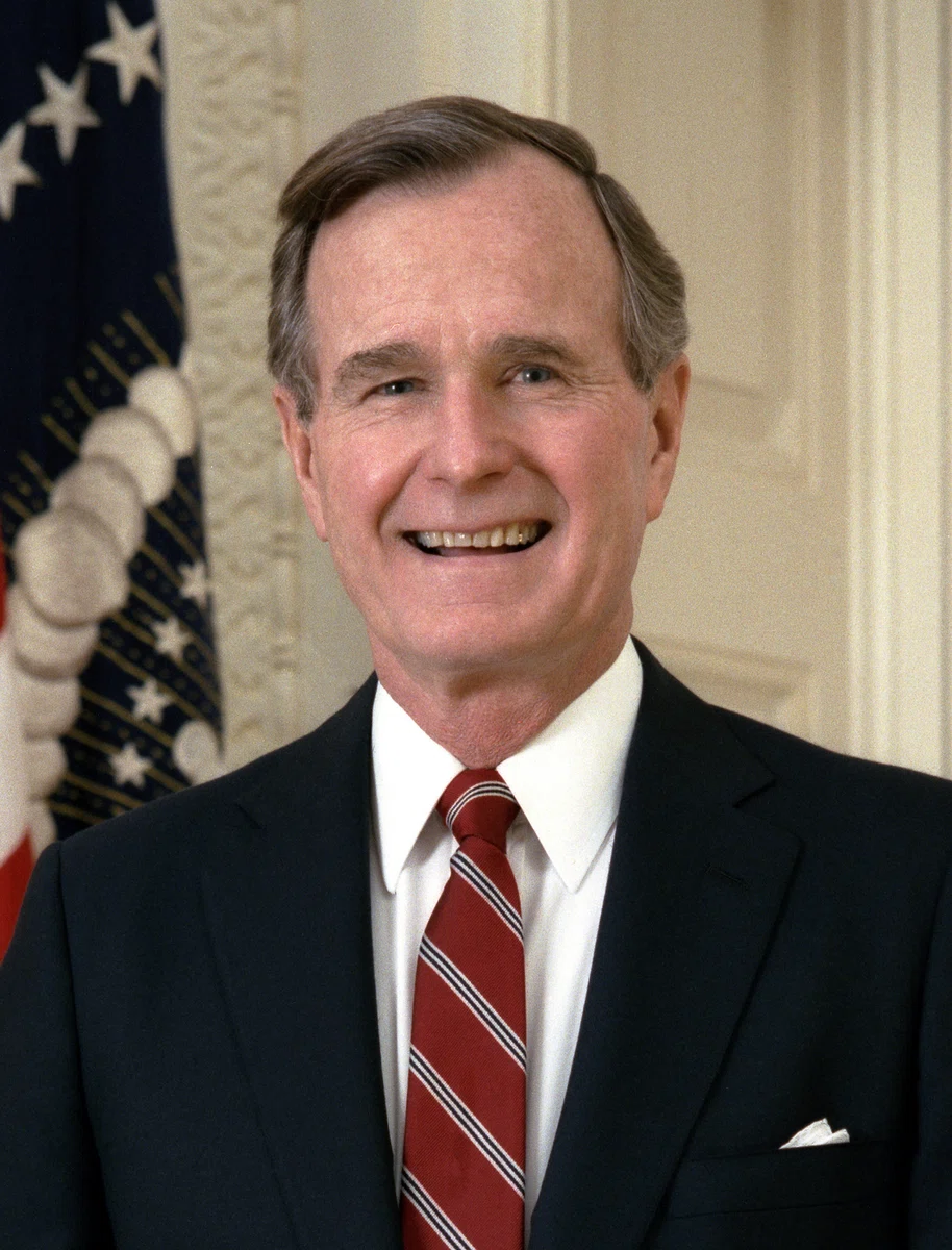 Portrait of George H. W. Bush (1924–2018) – memorial page