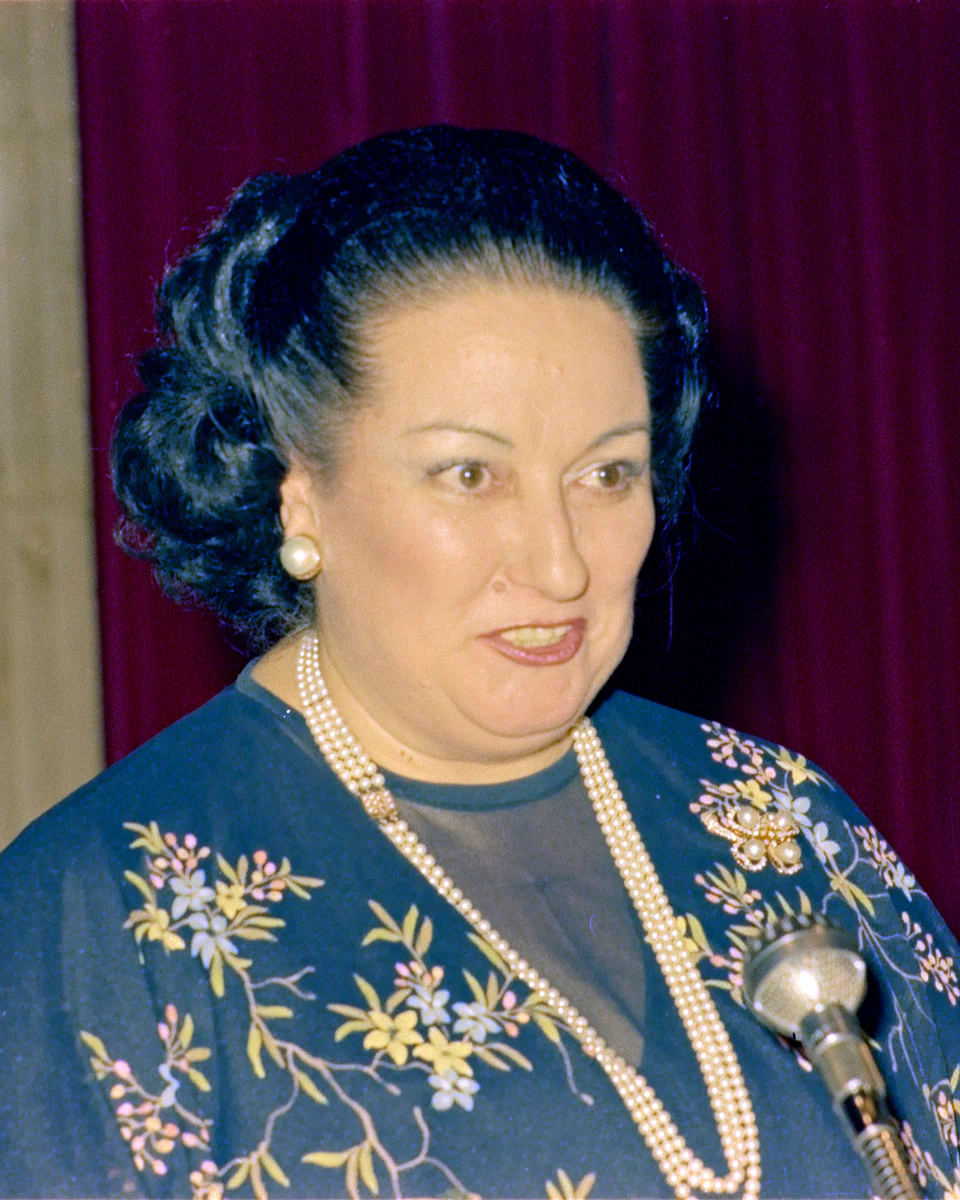 Porträt von Montserrat Caballé (1933–2018) – Gedenkseite