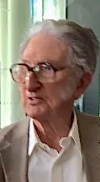 Portrait of Michael Halliday (1925–2018) – memorial page