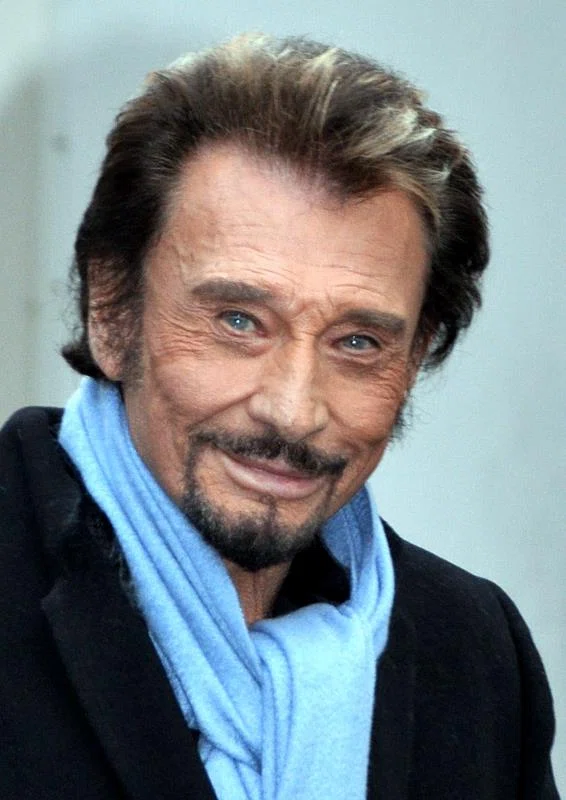 Porträt von Johnny Hallyday (1943–2017) – Gedenkseite