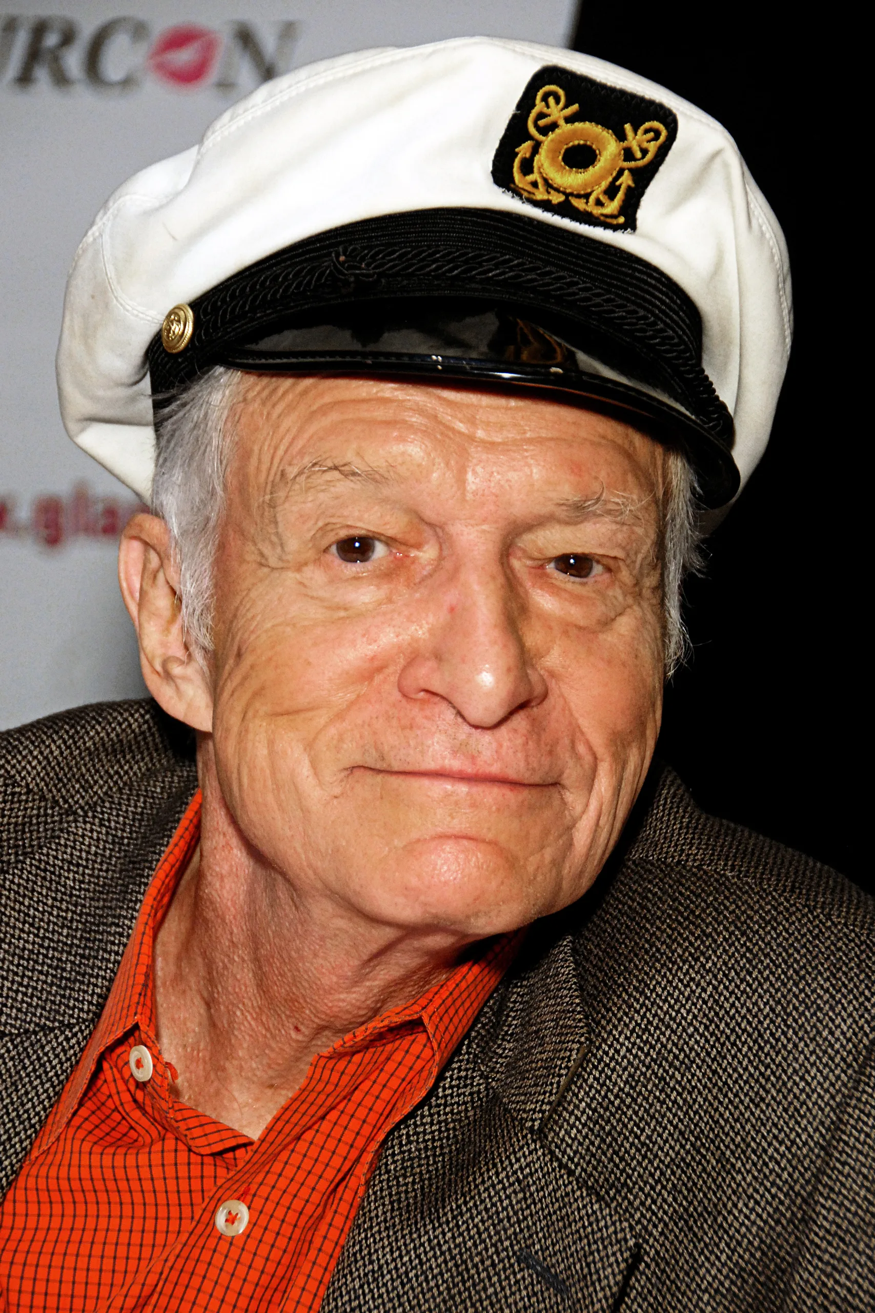 Porträt von Hugh Hefner (1926–2017) – Gedenkseite