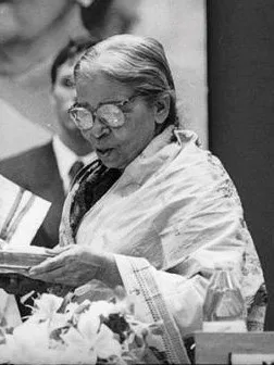 Porträt von Mahasweta Devi (1926–2016) – Gedenkseite