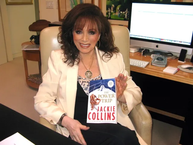 Porträt von Jackie Collins (1937–2015) – Gedenkseite