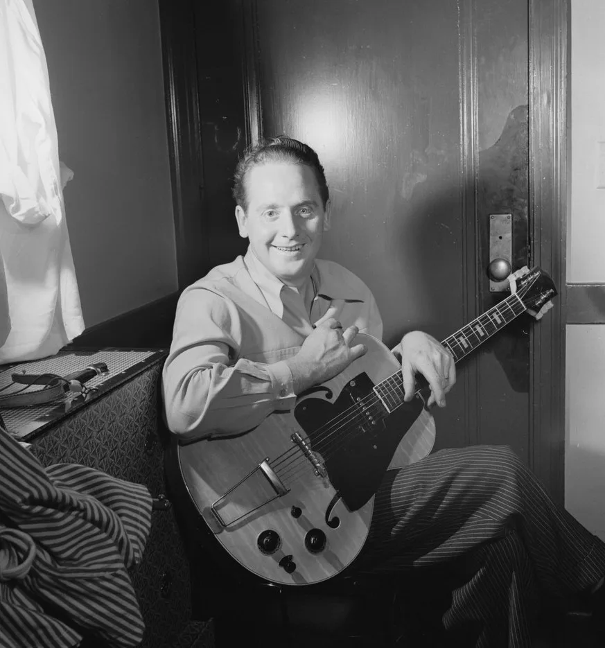 Porträt von Les Paul (1915–2009) – Gedenkseite