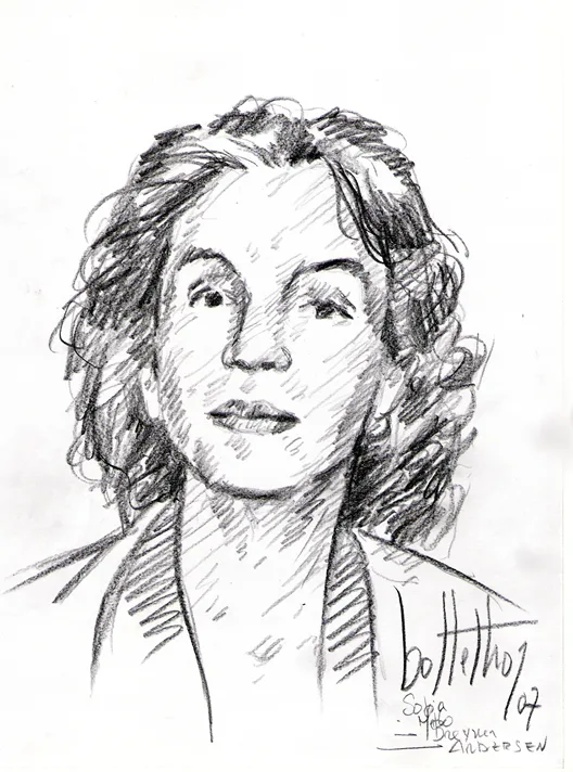 Porträt von Sophia de Mello Breyner Andresen (1919–2004) – Gedenkseite