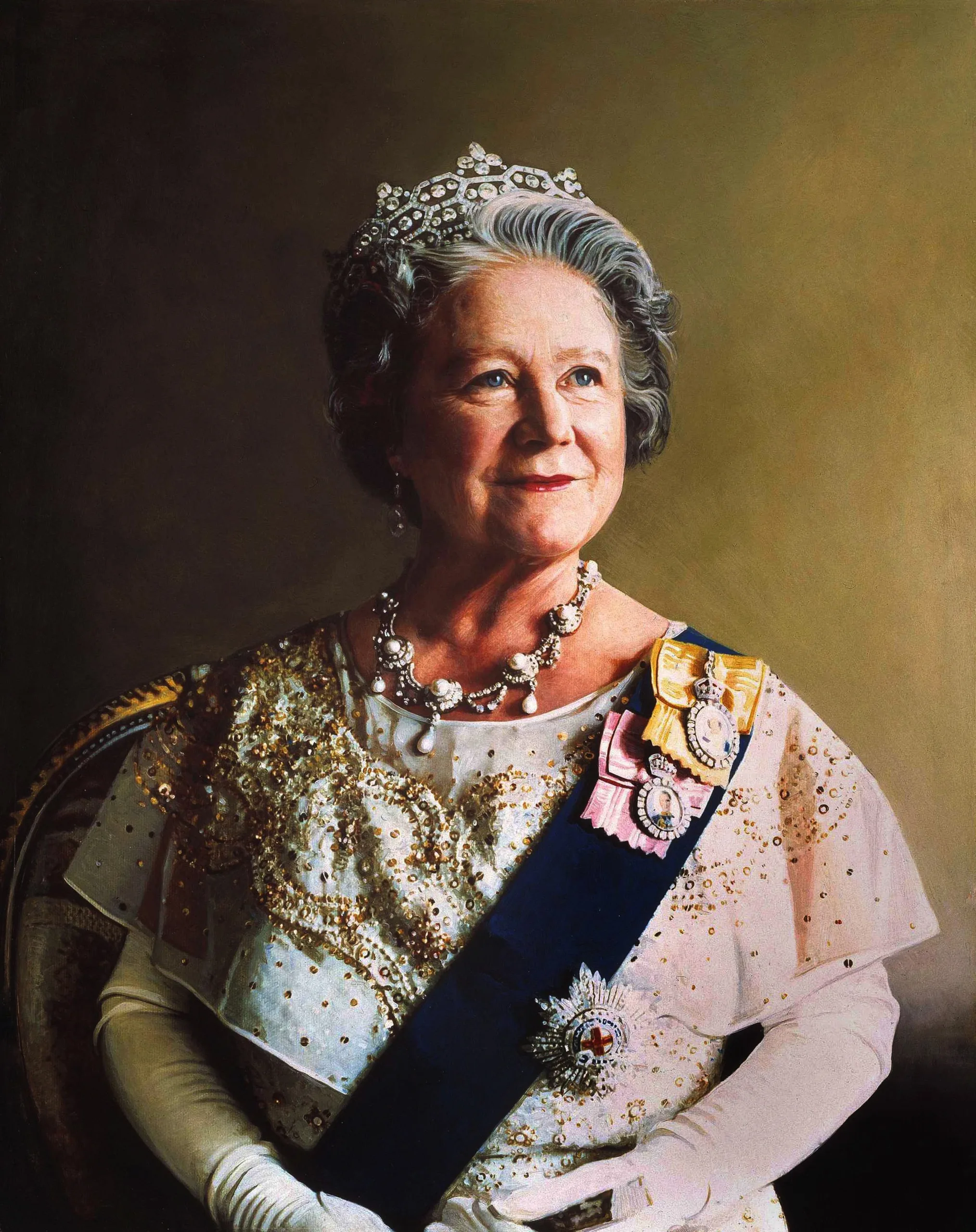 Porträt von Elizabeth Bowes-Lyon (1900–2002) – Gedenkseite