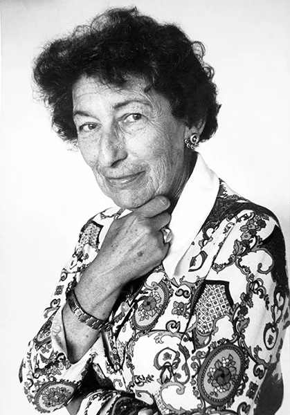 Porträt von Gisèle Freund (1908–2000) – Gedenkseite