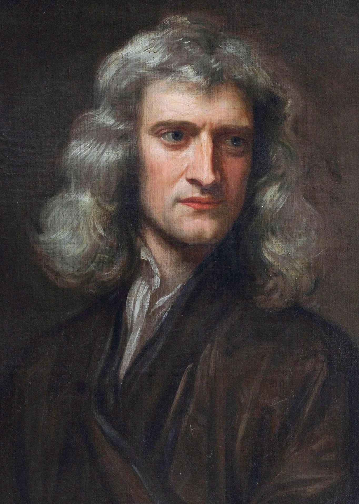 Porträt von Isaac Newton (1642–1727) – Gedenkseite