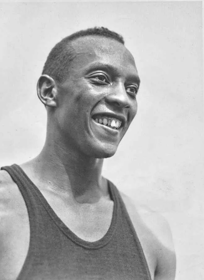 Porträt von Jesse Owens (1913–1980) – Gedenkseite
