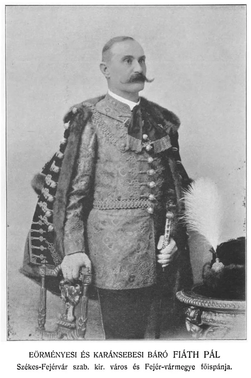 Portrait of Pál Fiáth (1850–1935) – memorial page