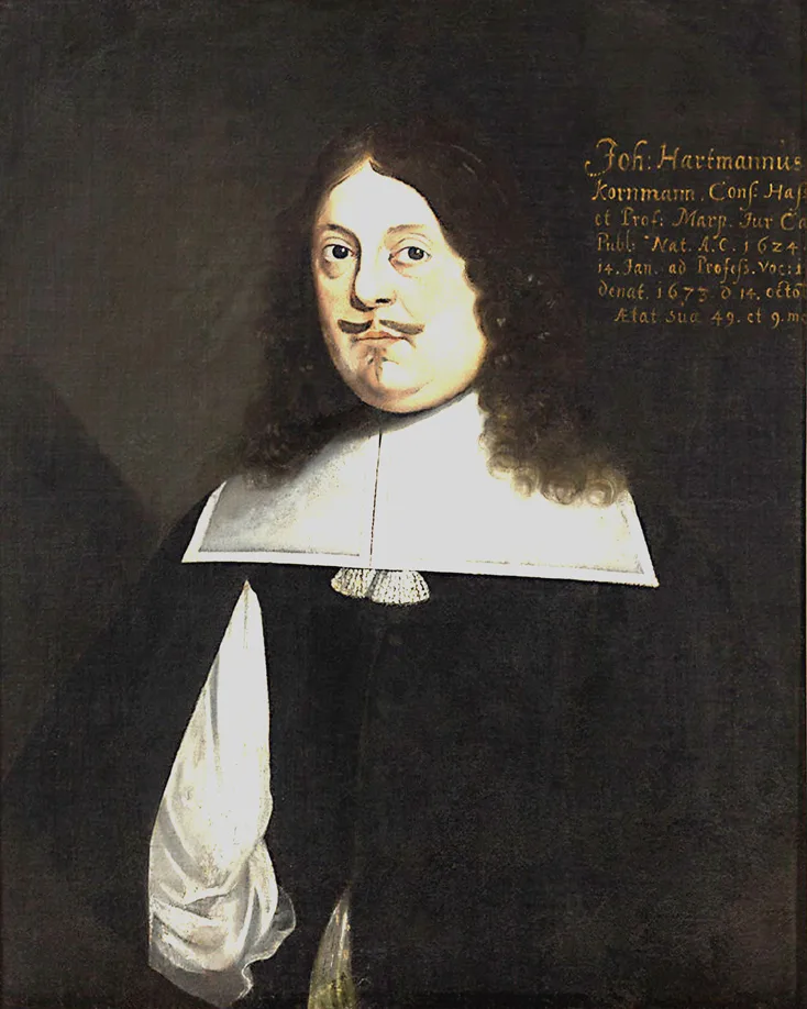 Porträt von Johannes Kornmann (1587–1656) – Gedenkseite