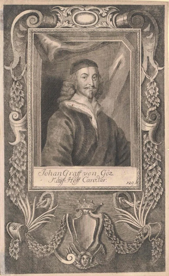 Porträt von Johann Georg von Götzen (1623–1679) – Gedenkseite
