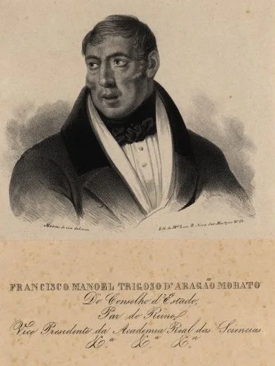 Porträt von Francisco Manuel Trigoso (1777–1838) – Gedenkseite