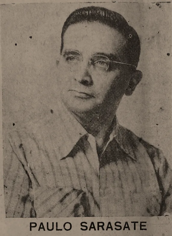 Porträt von Paulo Sarasate (1908–1968) – Gedenkseite