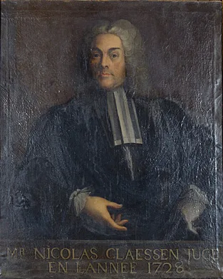 Porträt von Nicolas Claëssen (1677–1761) – Gedenkseite