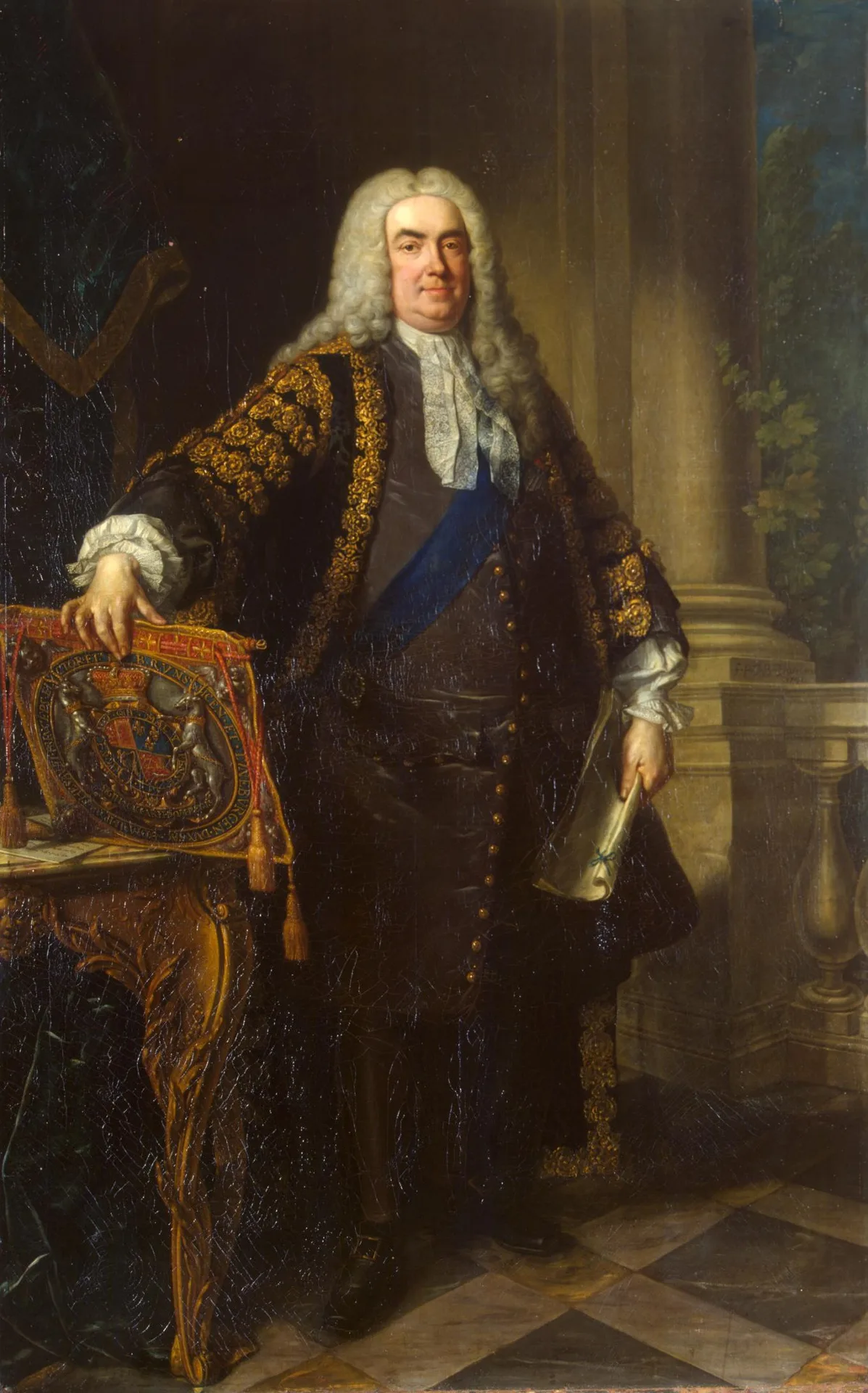 Porträt von Robert Walpole (1676–1745) – Gedenkseite