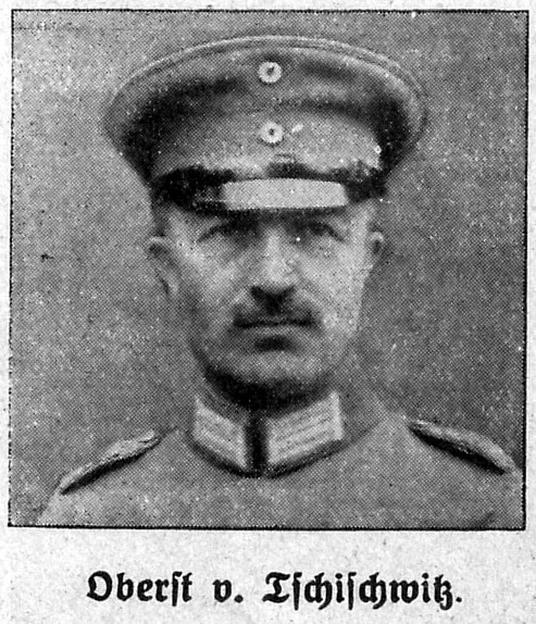 Porträt von Erich von Tschischwitz (1870–1958) – Gedenkseite