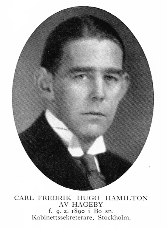 Porträt von Carl Hamilton (1890–1977) – Gedenkseite