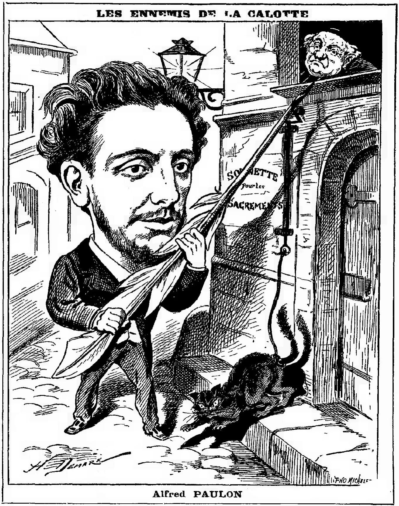 Porträt von Alfred Paulon (1854–1895) – Gedenkseite