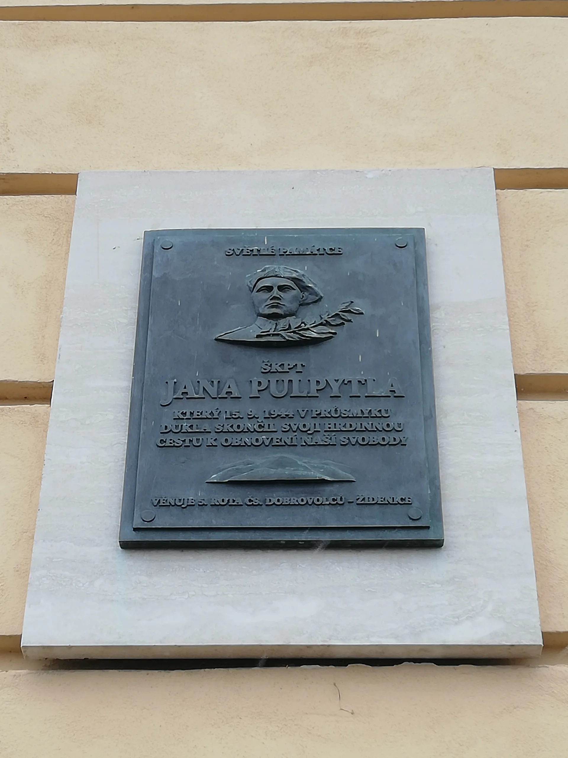 Porträt von Jan Pulpytel (1900–1944) – Gedenkseite
