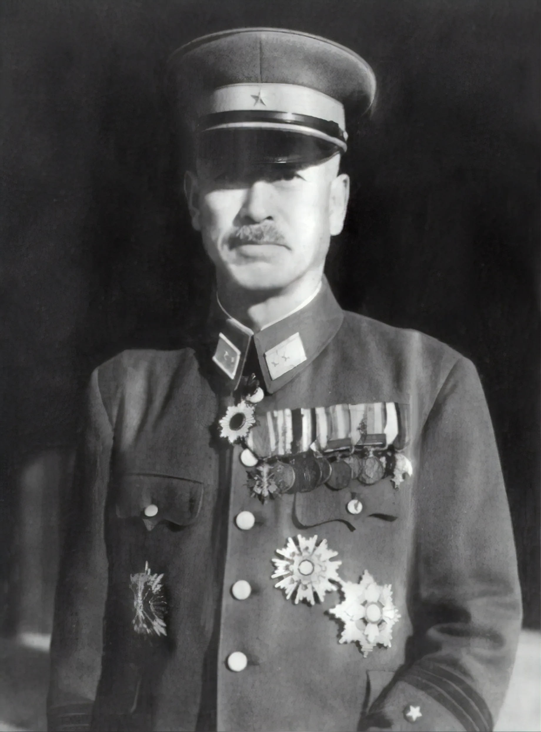 Porträt von Mitsuru Ushijima (1887–1945) – Gedenkseite