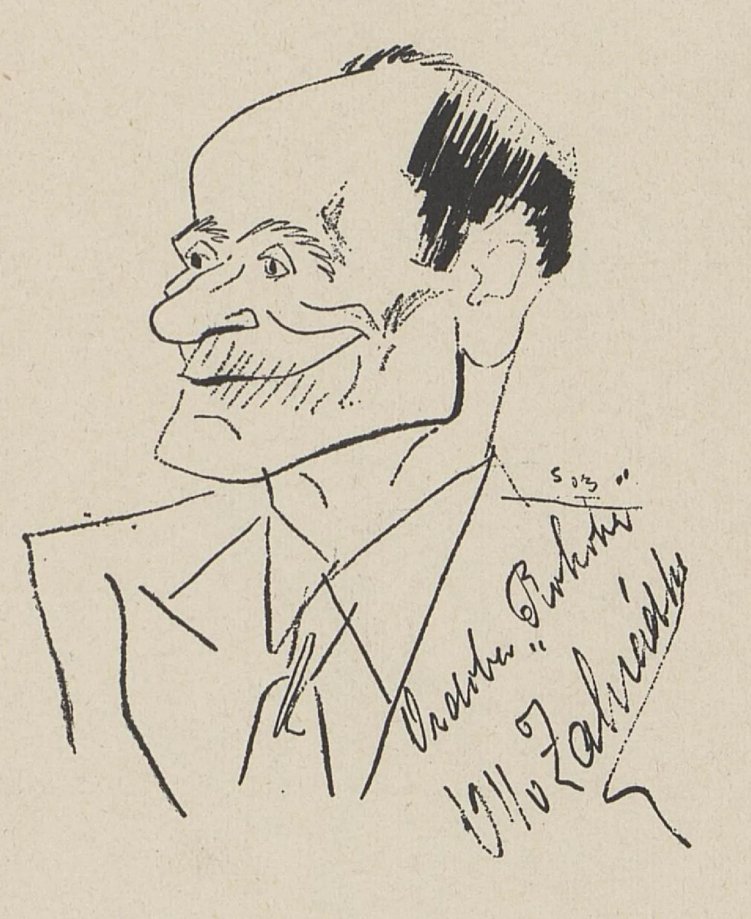 Portrait of Otto Zahrádka (1882–1939) – memorial page