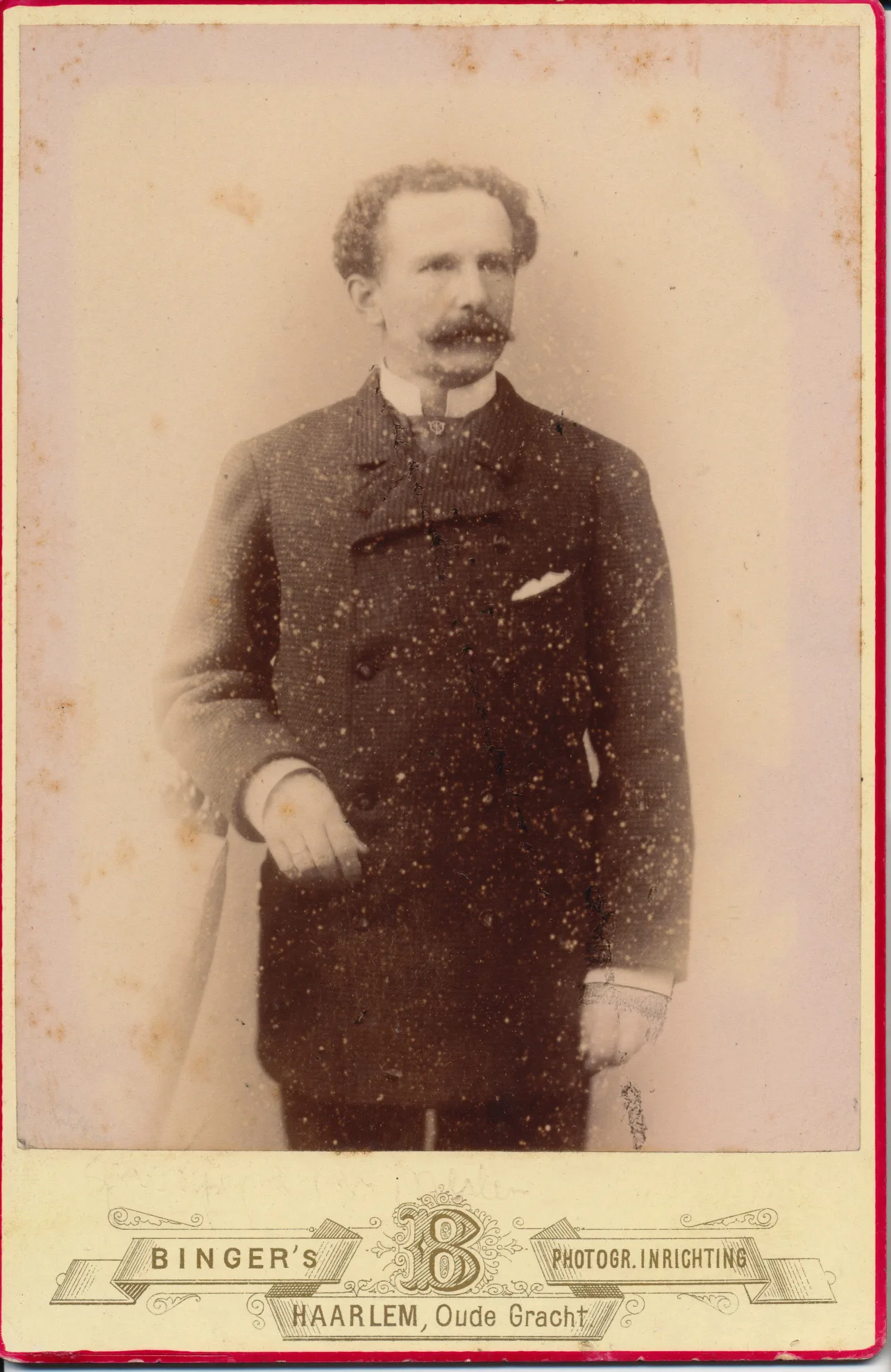 Porträt von Jean Baptiste van Merlen (1833–1909) – Gedenkseite