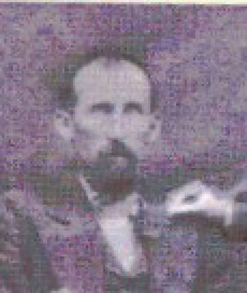 Porträt von Joseph Stickels (1843–1876) – Gedenkseite